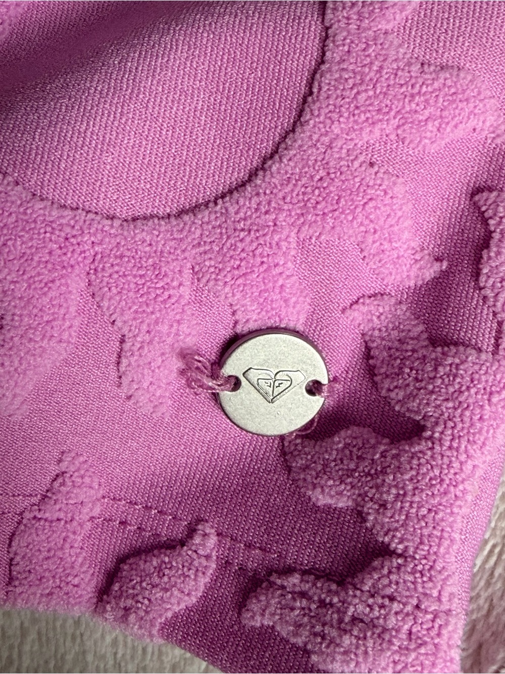 Roxy Lilac Textured Strapless Romper - Picture 7 of 10